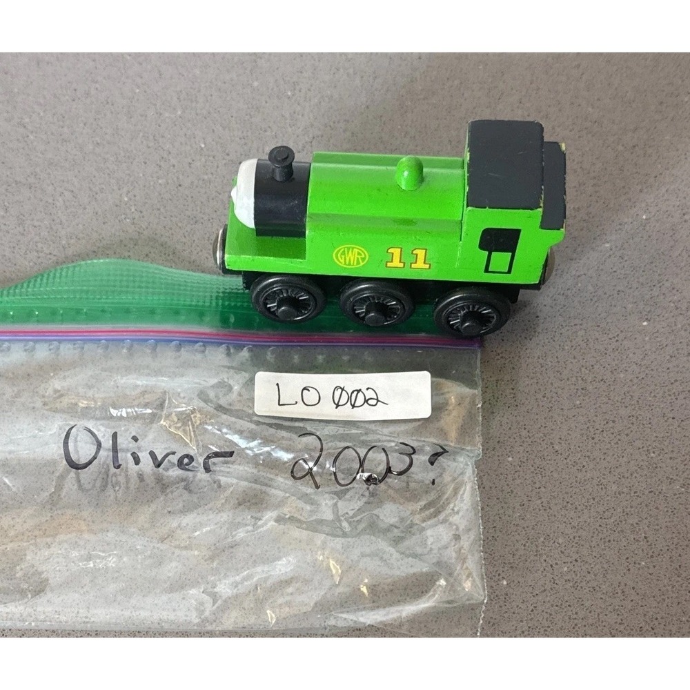VTG 2003 OLIVER Thomas & Friends Train Wood Railway Tank Engine Learning Curve - Picture 8 of 8